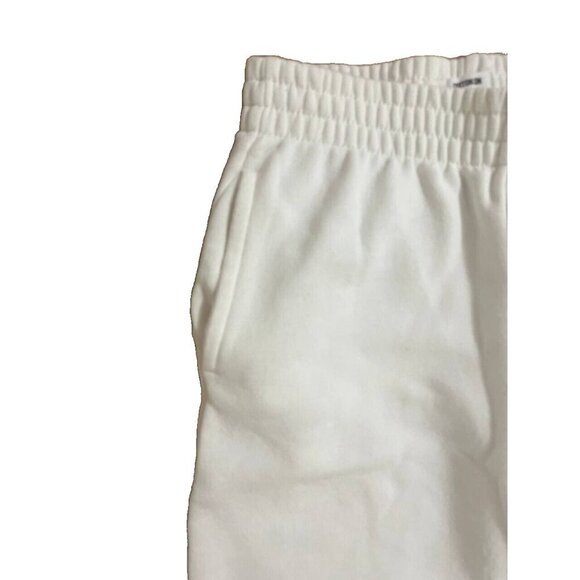 COTTON ON Plush Essential Straight Leg Sweatpant White Petite XS - Picture 4 of 6